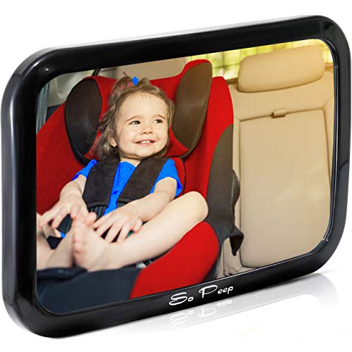 So Peep Baby Car Mirror - Adjustable Backseat Safety for Newborns